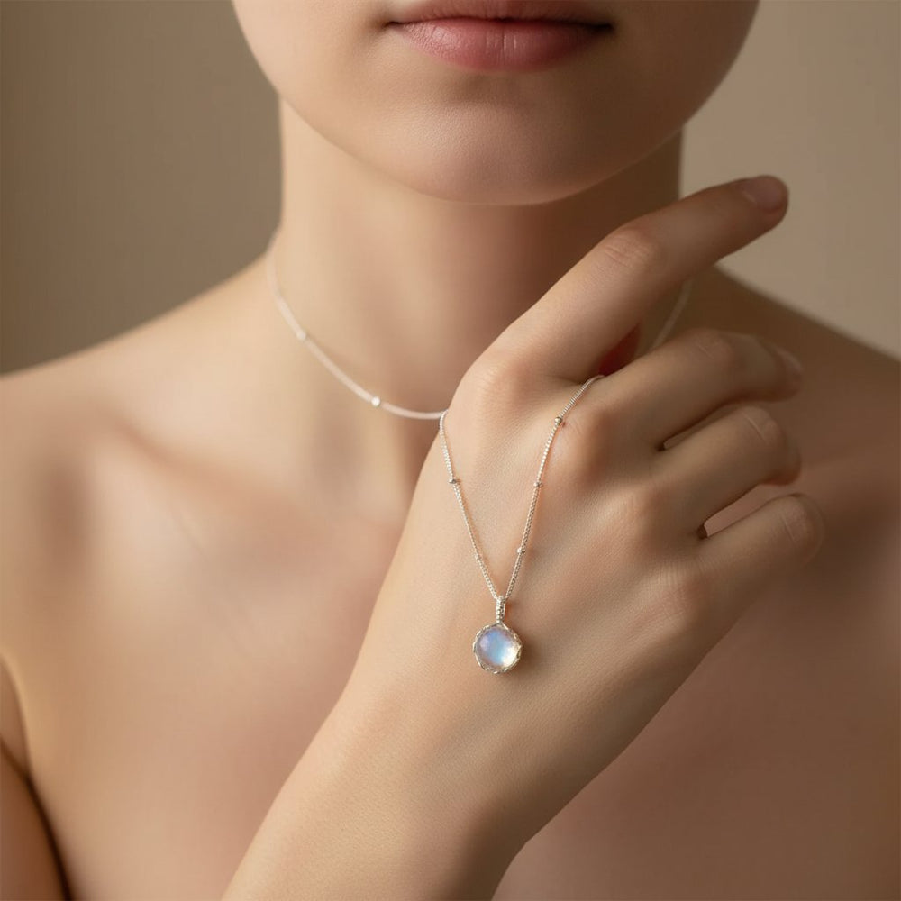 Genevieve Moonstone Necklace