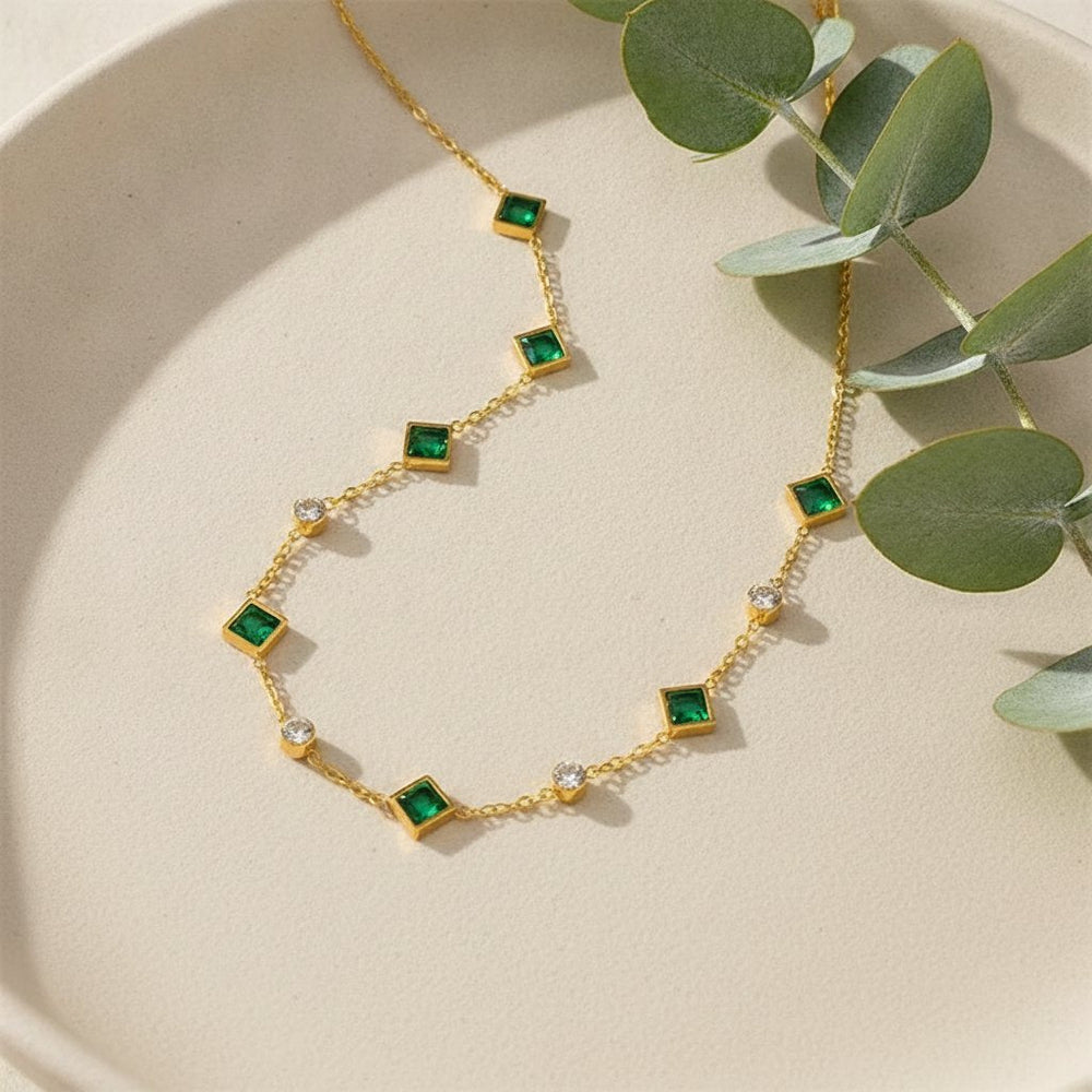 Thessaly Emerald Necklace