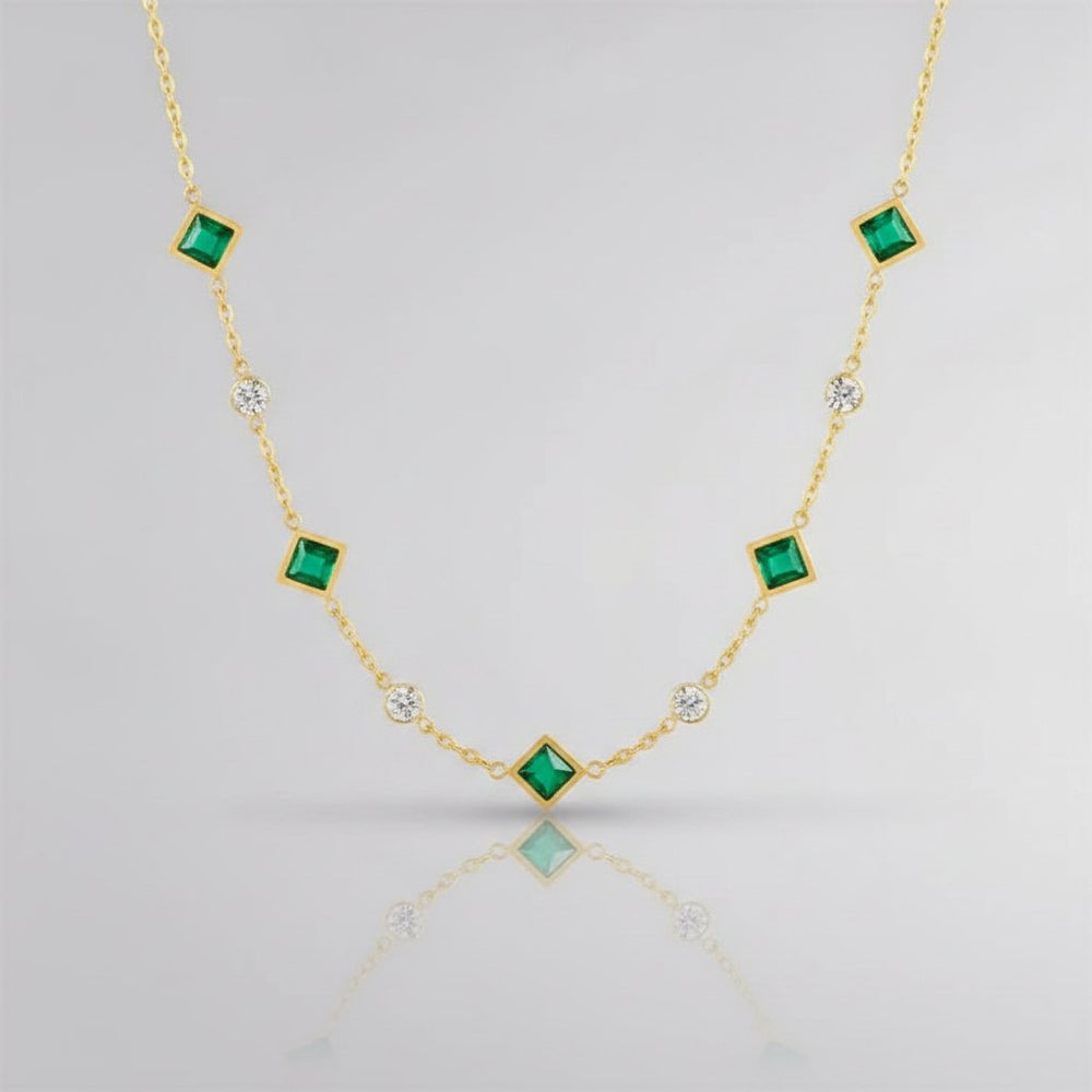 Thessaly Emerald Necklace