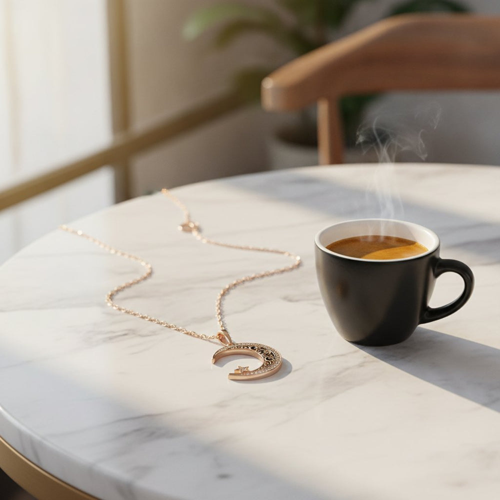 Celestine Zirconia Necklace