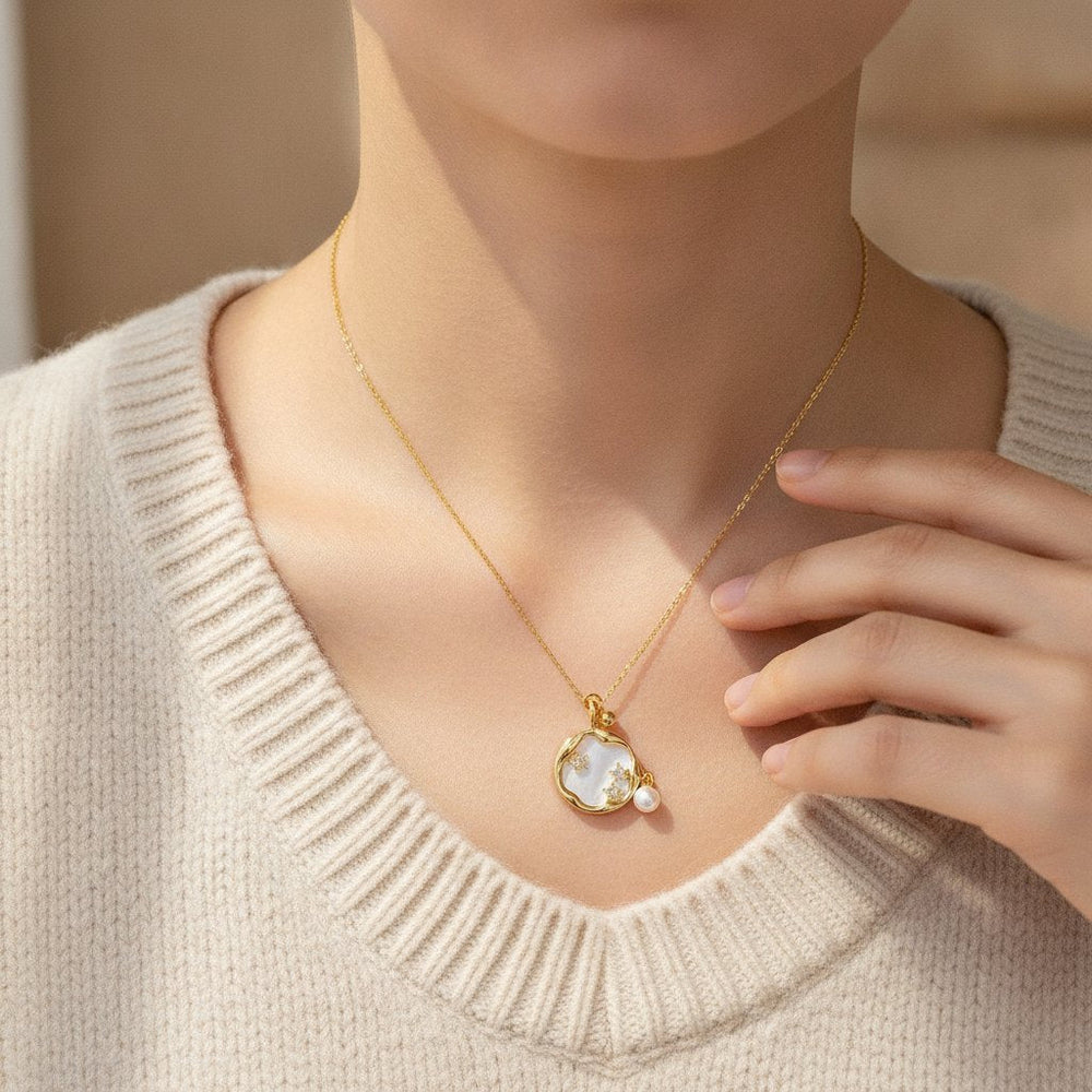 Rhea Pearl Necklace