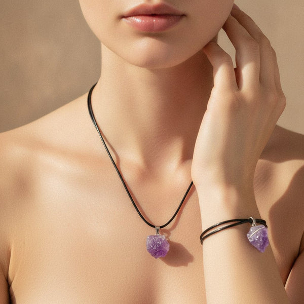 Giada Amethyst Necklace
