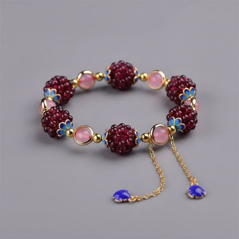 Mirabelle Garnet Bracelet