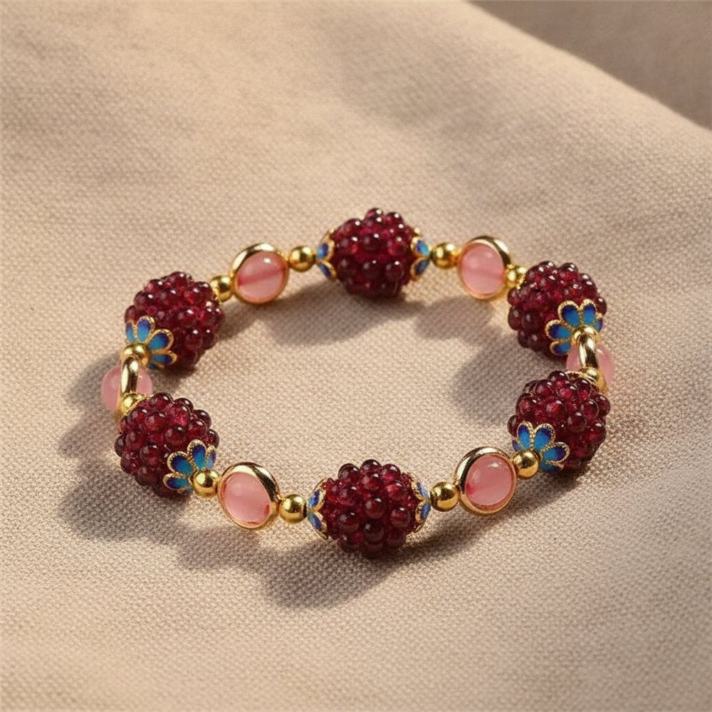 Mirabelle Garnet Bracelet