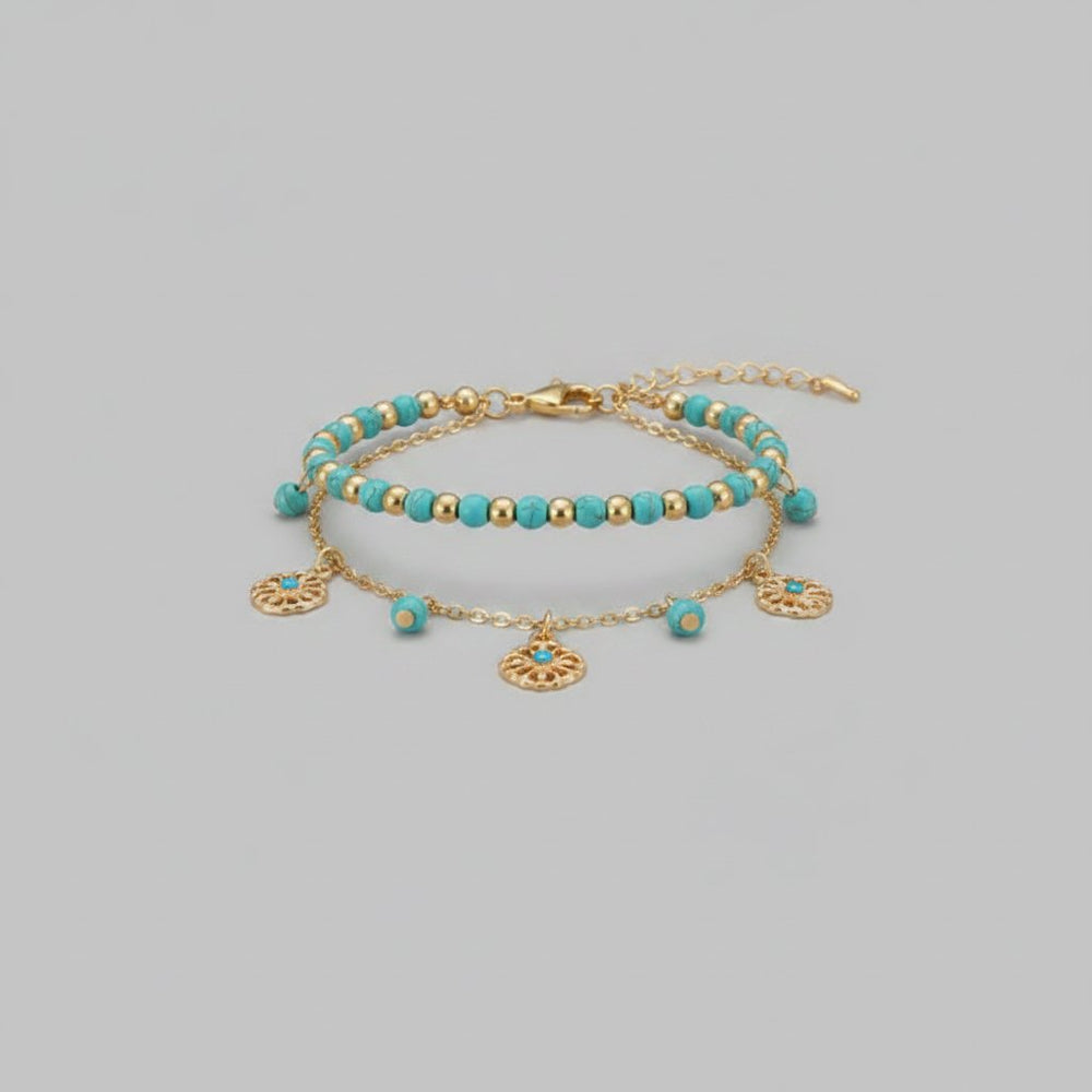 Nerine Turquoise Anklet