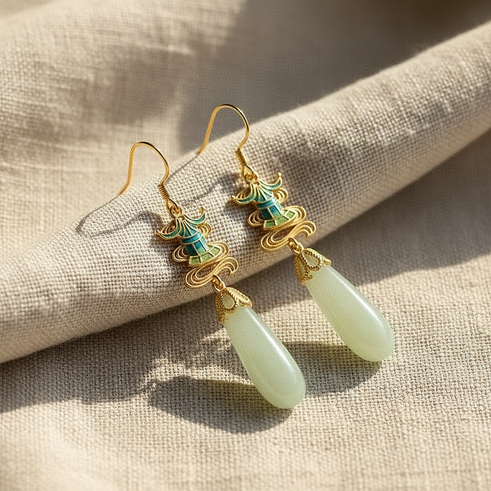 Ondine Jade Earrings
