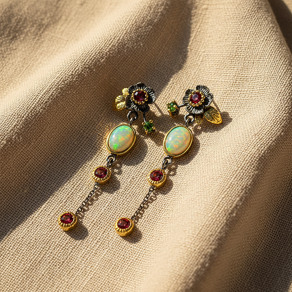 Ysolde Opal Earrings