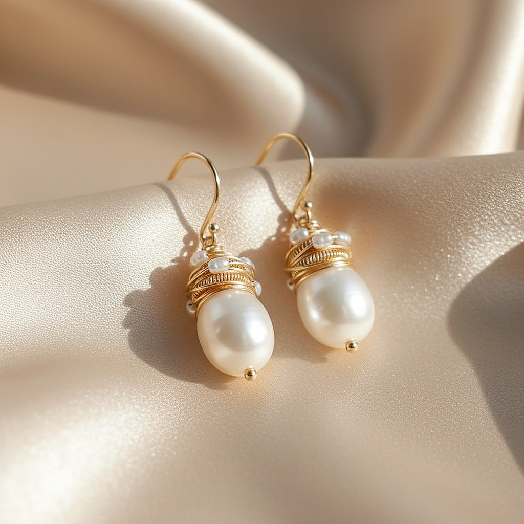 Iliana Pearl Earrings