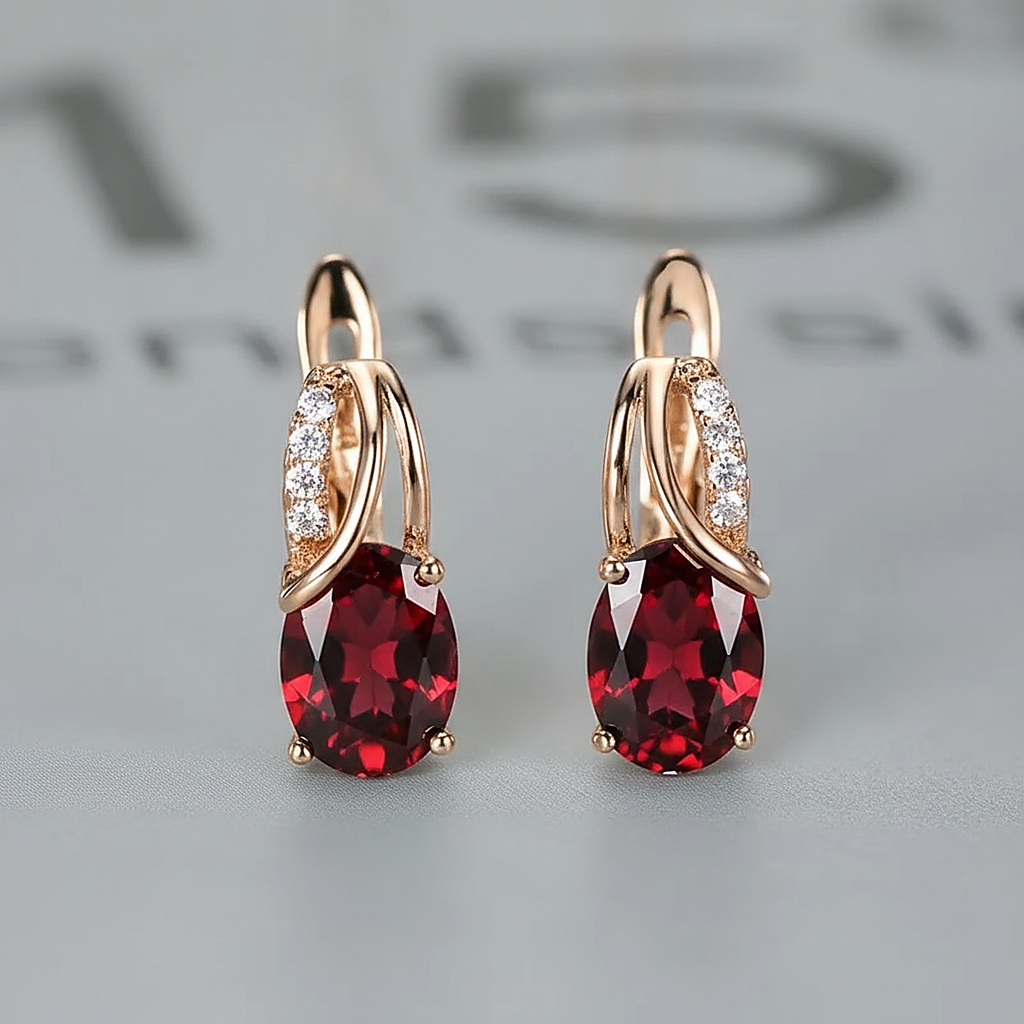 Solveig Ruby Earrings
