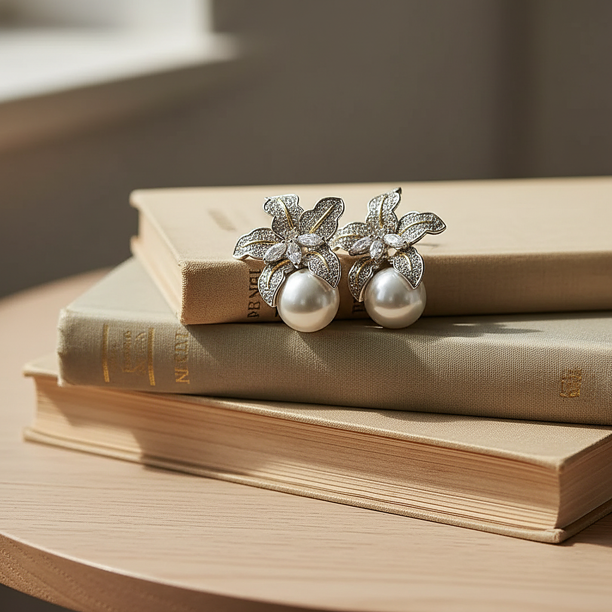 Elise Pearl Earrings