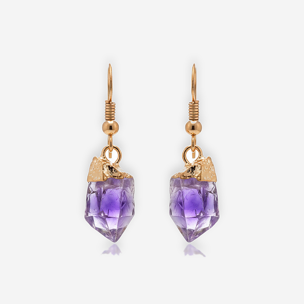 Beatrice Amethyst Earrings