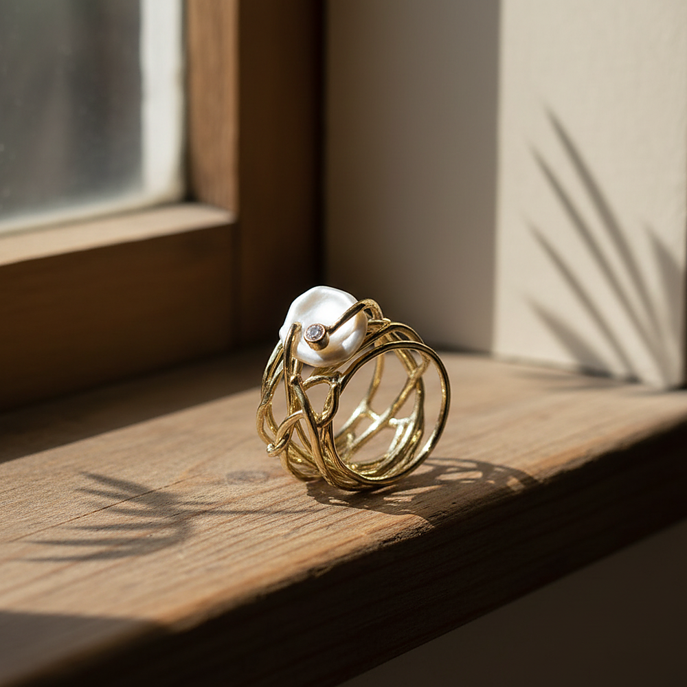 Adeline Pearl Ring