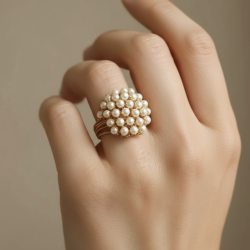 Leocadia Pearl Ring