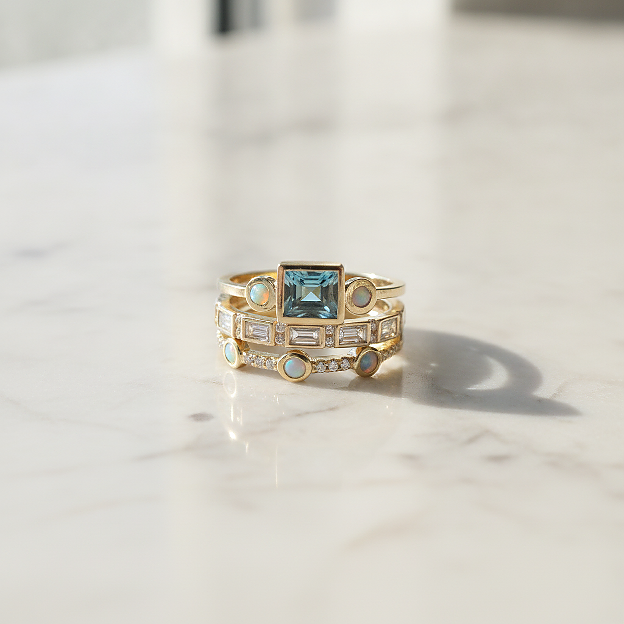 Celestine Crystal Jewelry Set