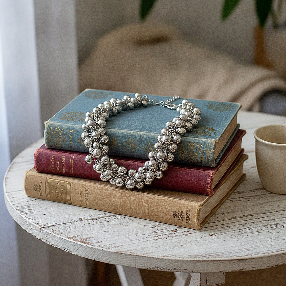 Doria Silver Necklace