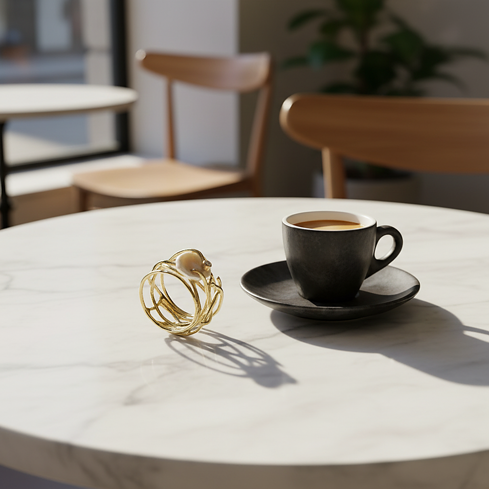 Adeline Pearl Ring
