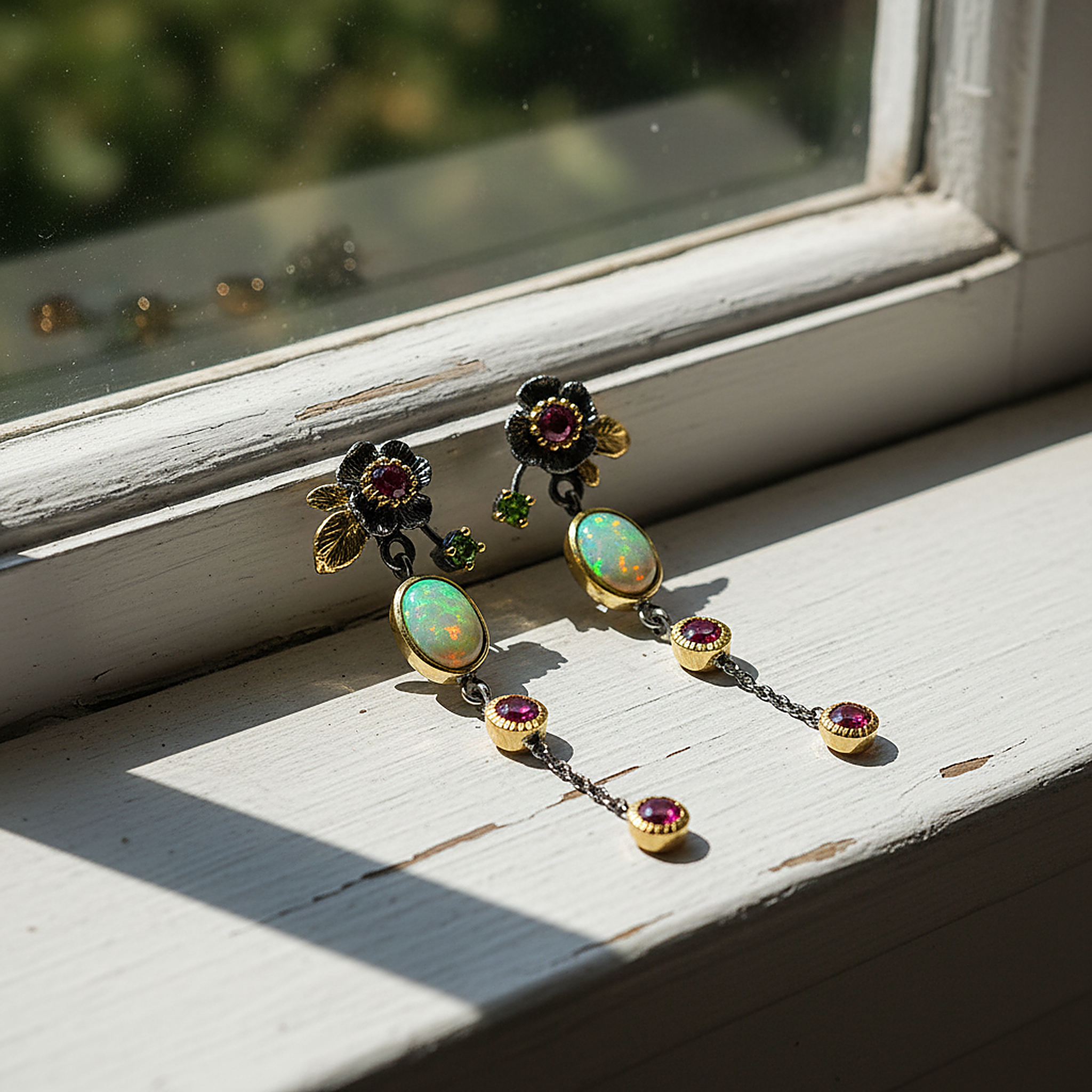 Ysolde Opal Earrings