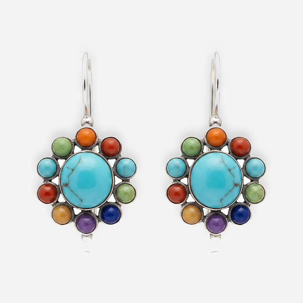Une Turquoise Earrings