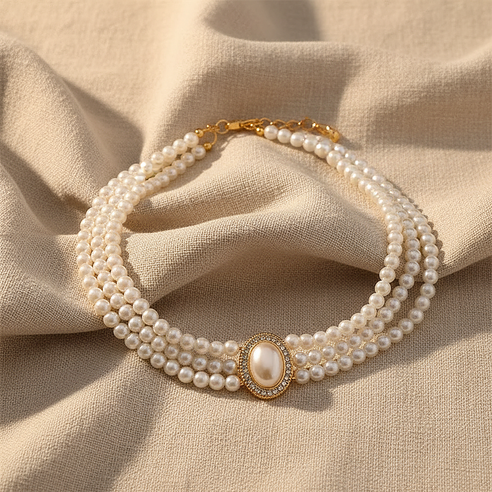 Bijou Pearl Necklace
