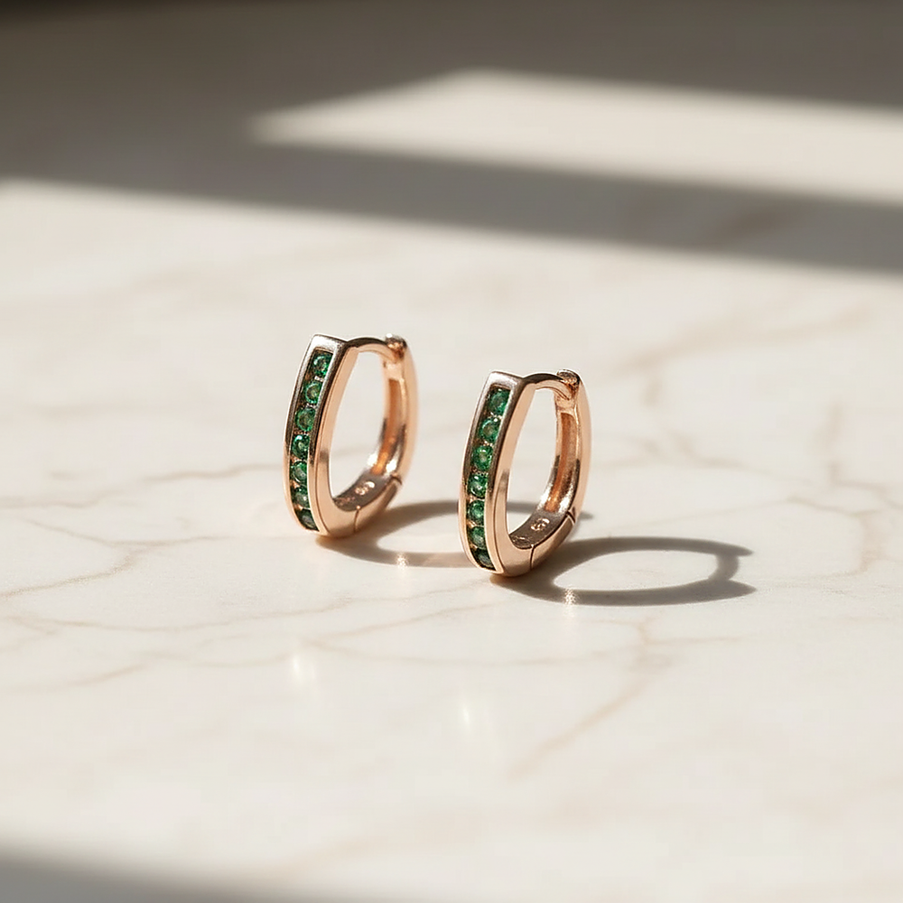 Xanthe Emerald Earrings