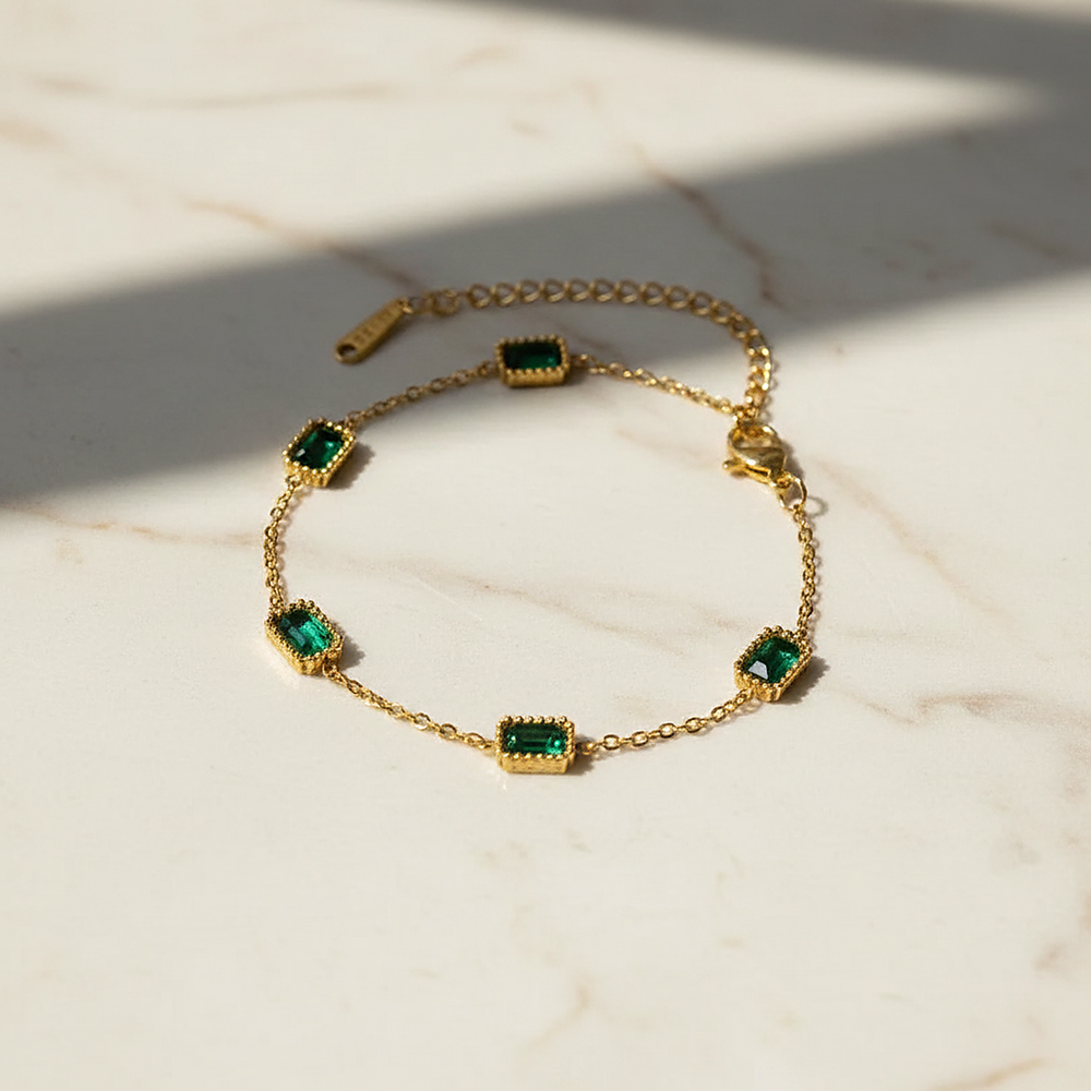 Ottilie Emerald Bracelet