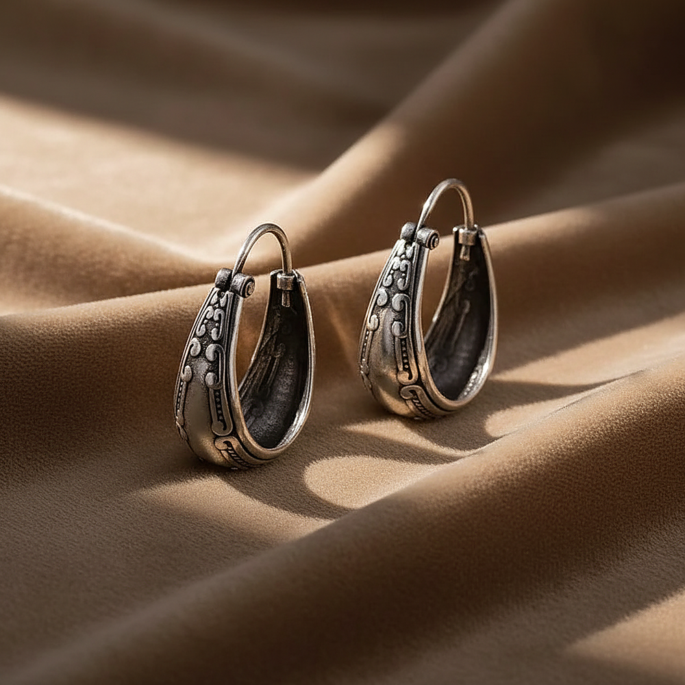 Nova Silver Earrings