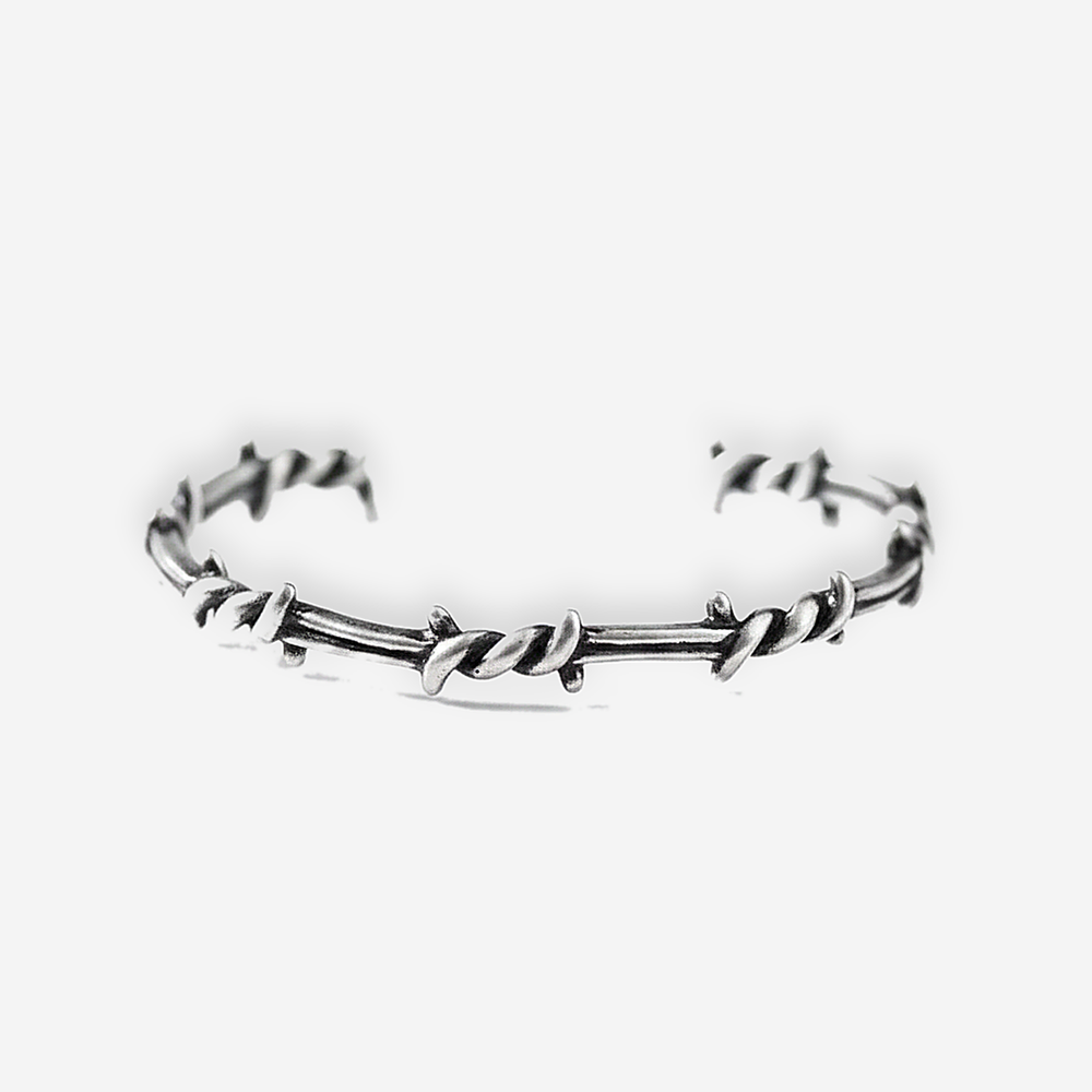 Ines Silver Bangle
