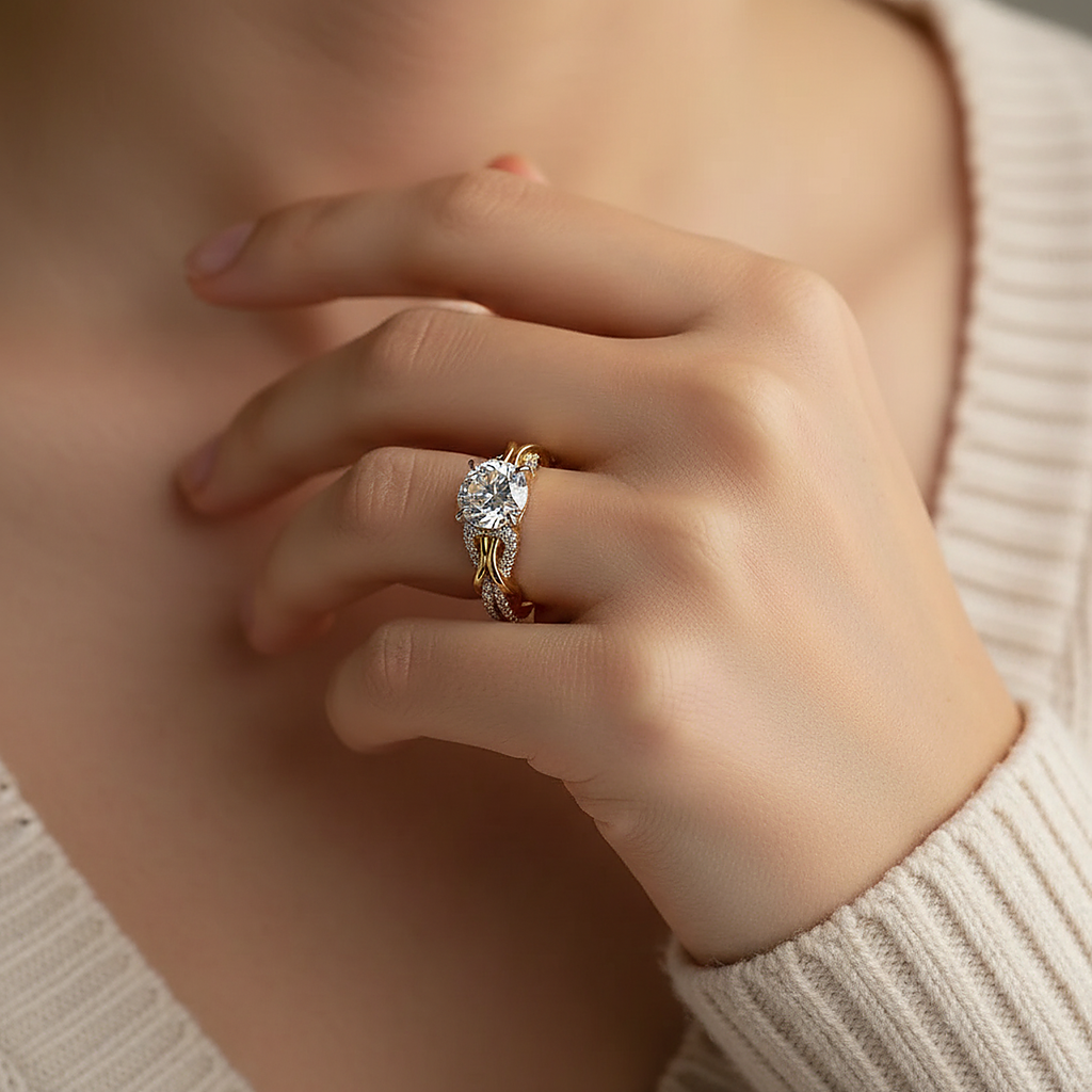 Delphine Crystal Ring
