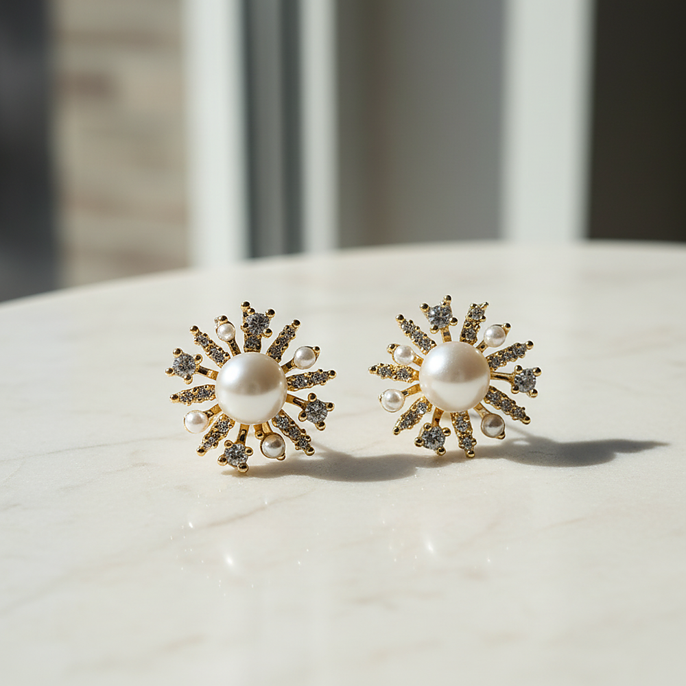 Esme Pearl Earrings