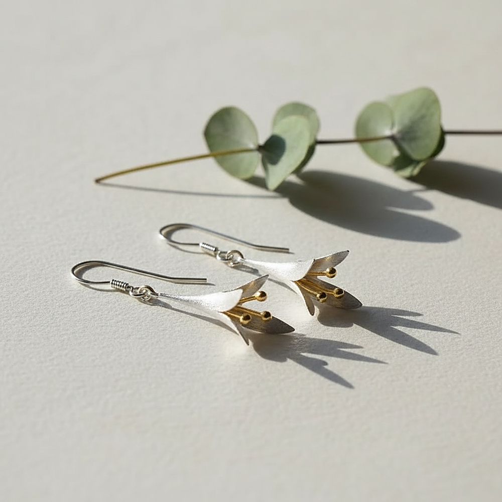 Cassia Silver Earrings