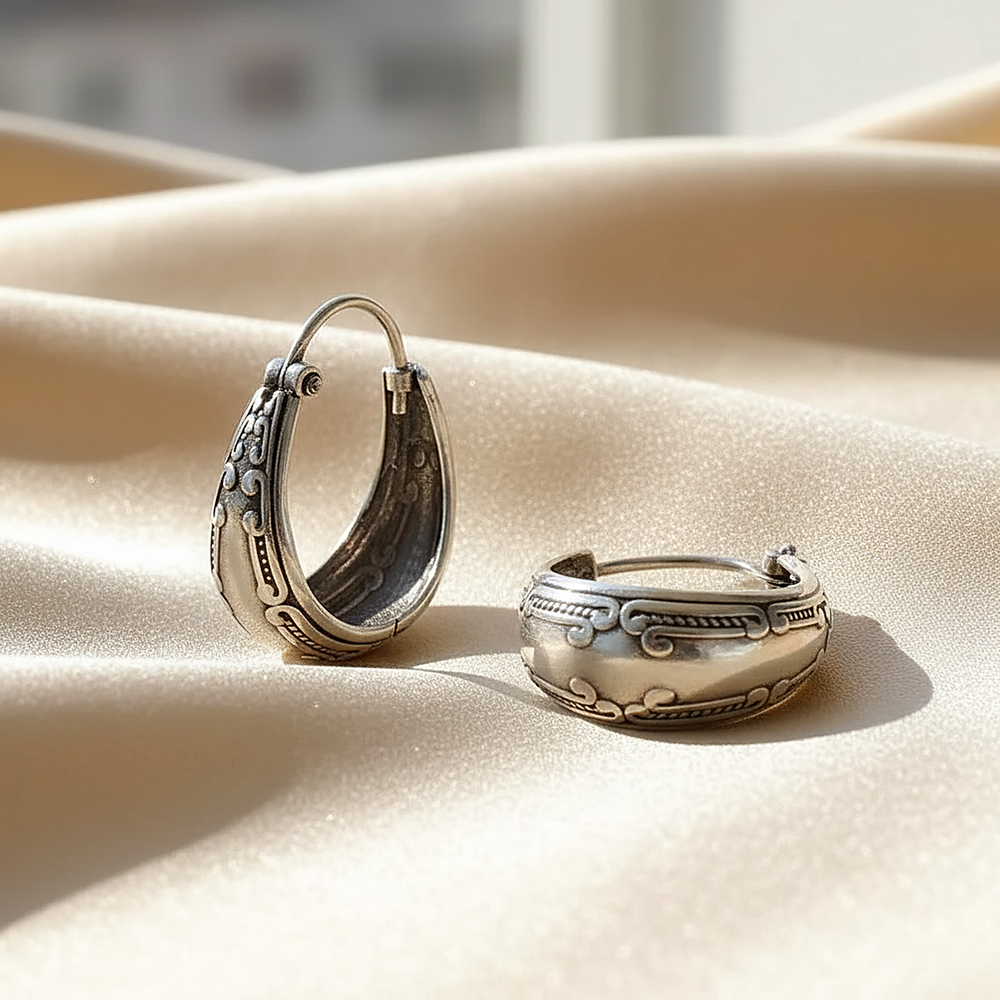 Nova Silver Earrings