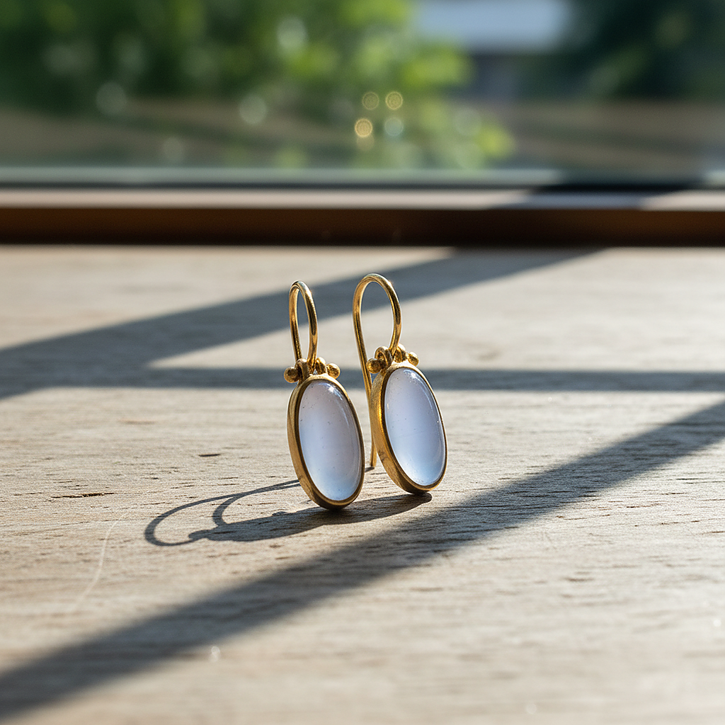 Quilla Moonstone Earrings