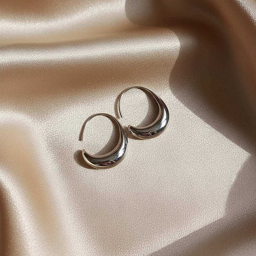 Lune Silver Earrings
