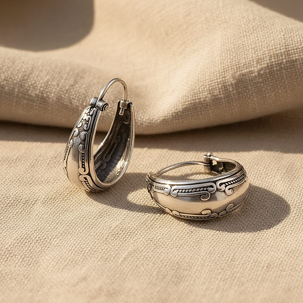 Nova Silver Earrings