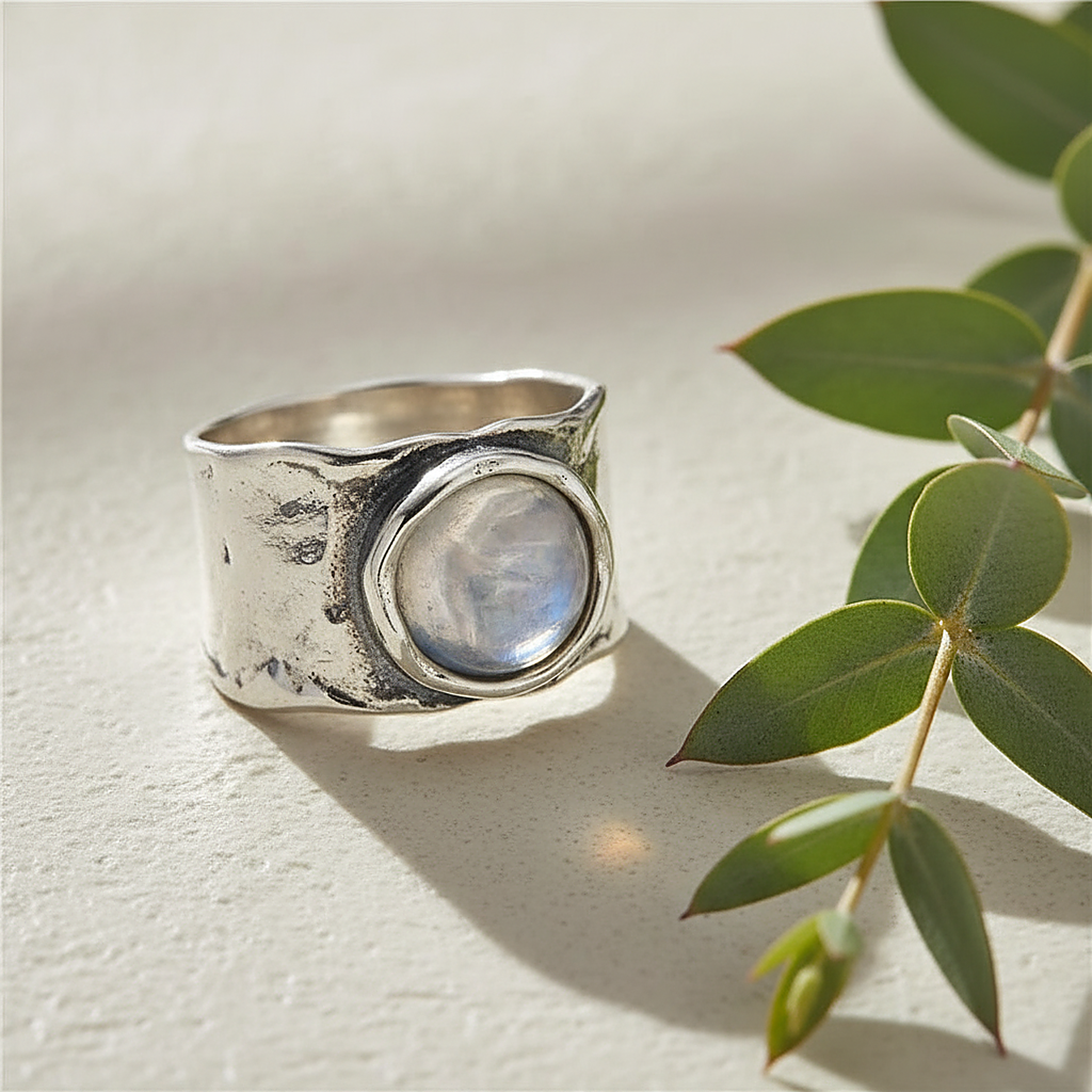Thessaly Moonstone Ring