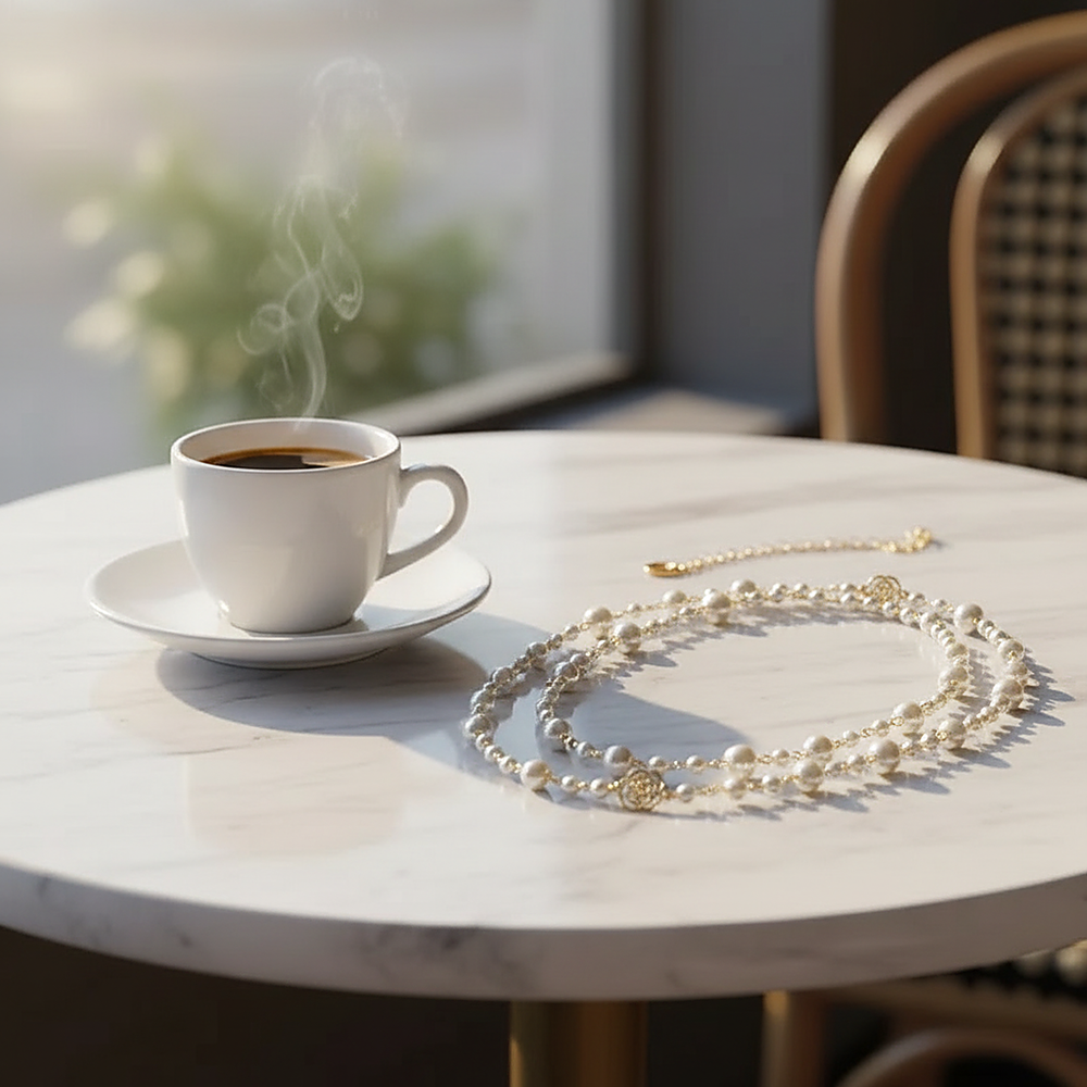 Marguerite Pearl Necklace