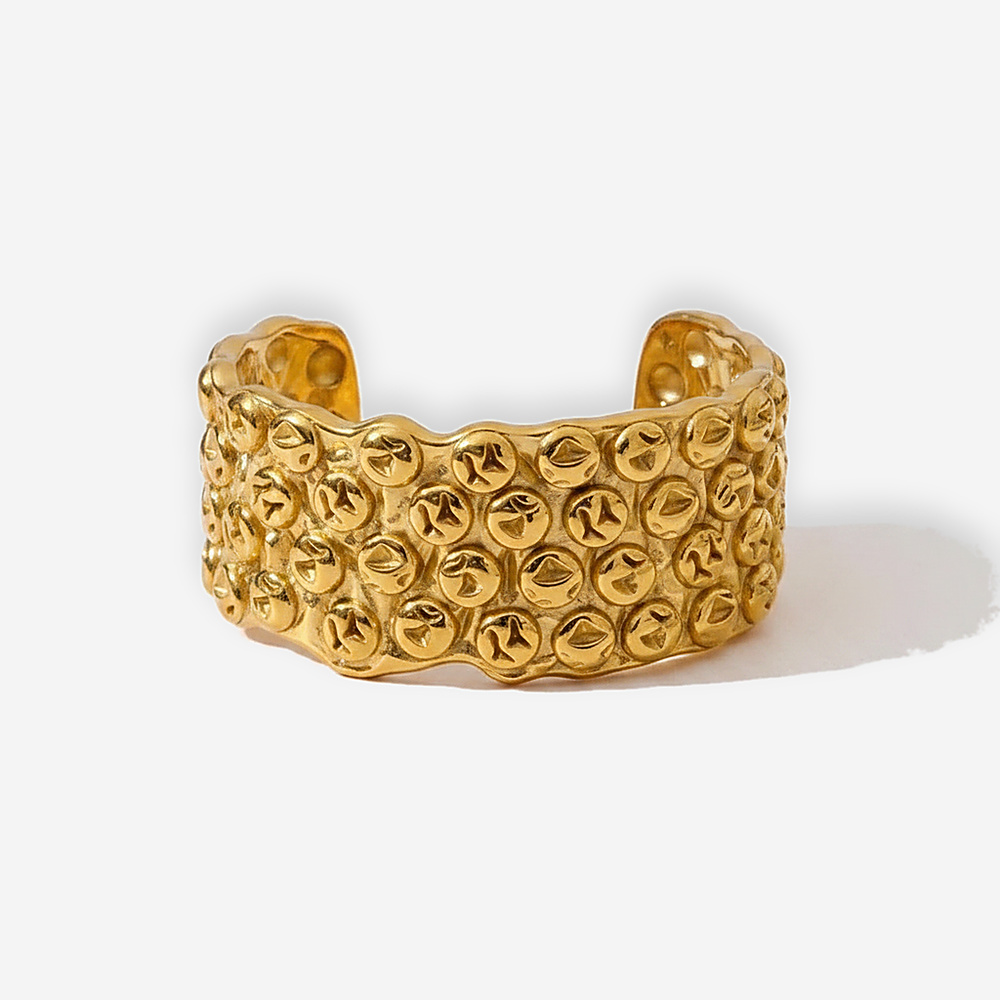 Cerise Gold Cuff