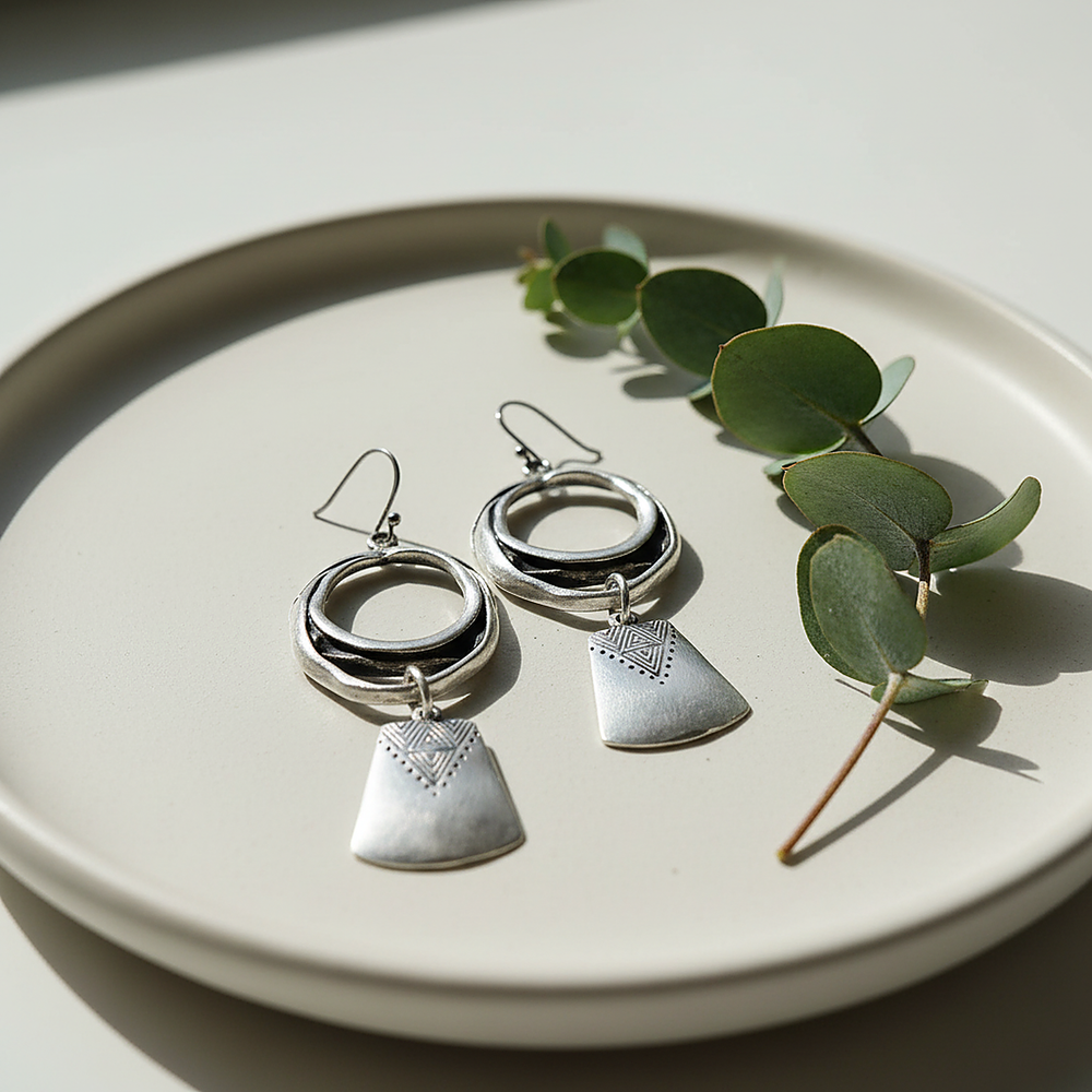 Hespera Silver Earrings
