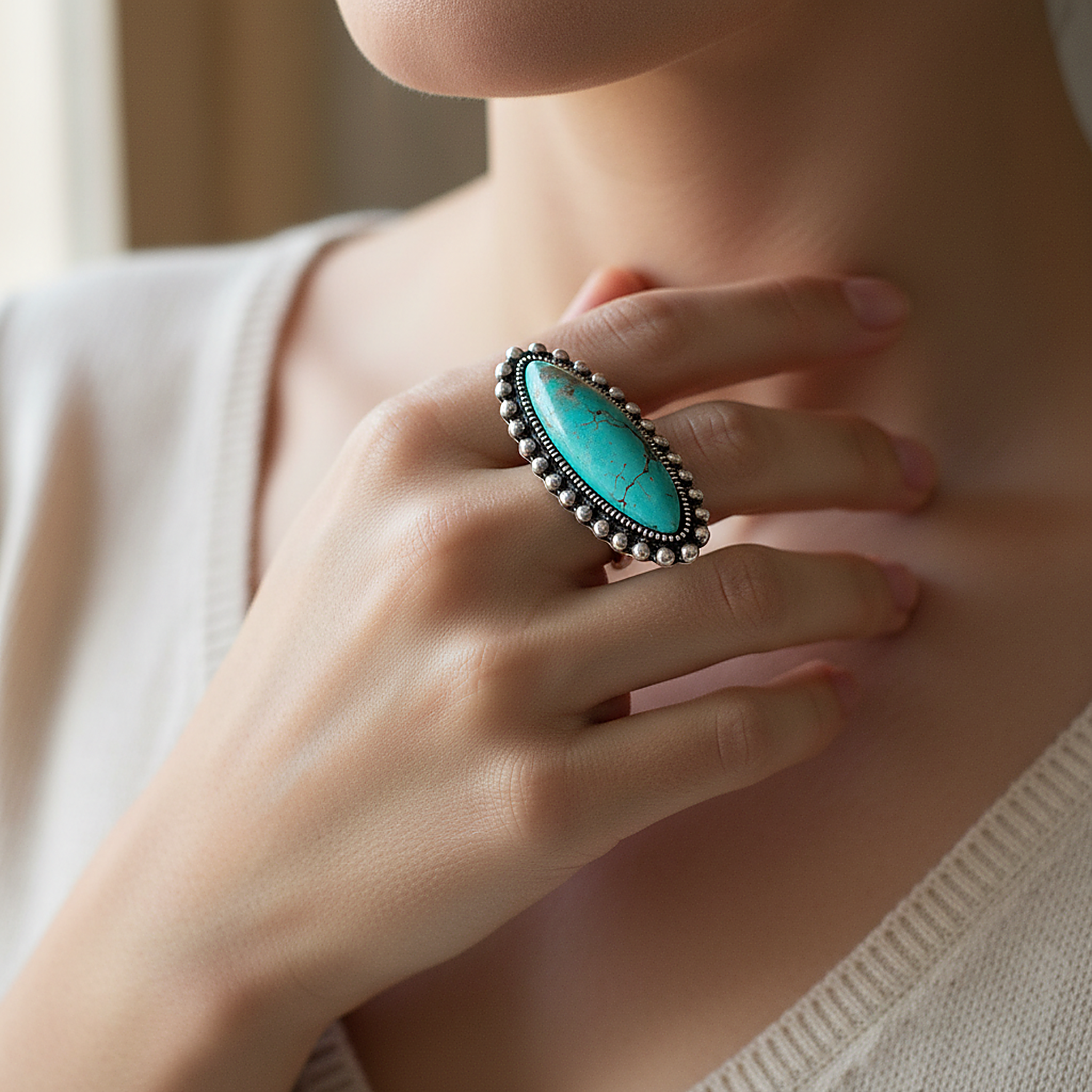 Solveig Turquoise Ring