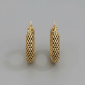 Genevieve Gold Hoop Earrings