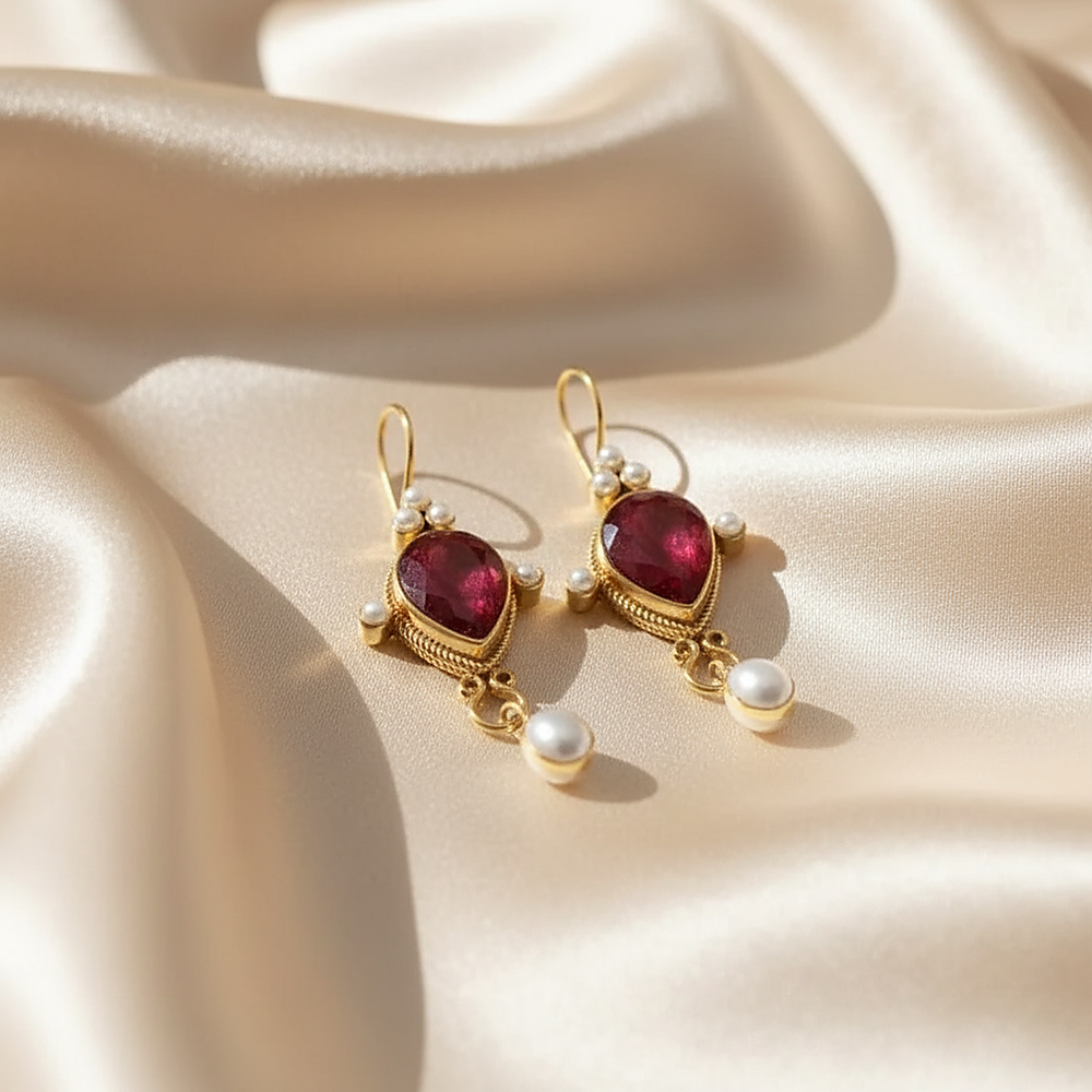 Halcyon Ruby Earrings