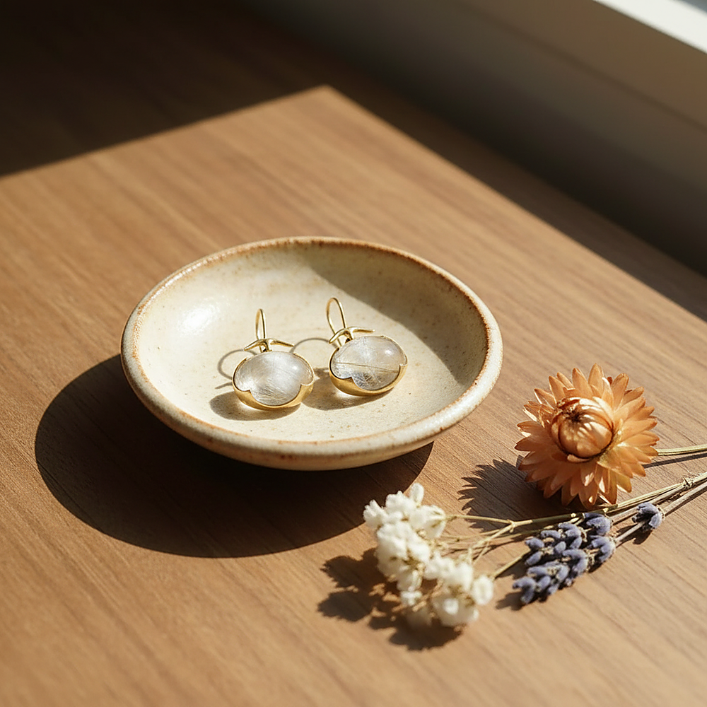 Sereia Moonstone Earrings