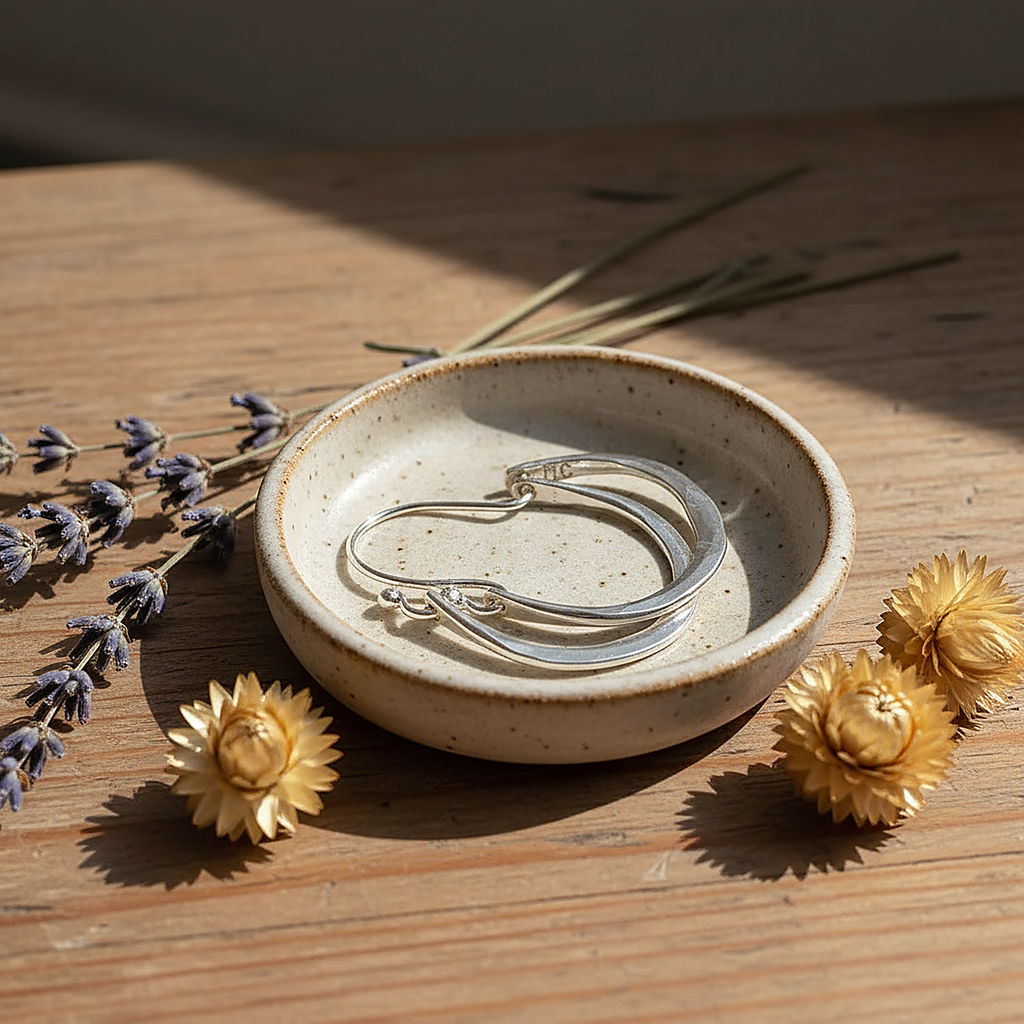 Ursule Silver Earrings