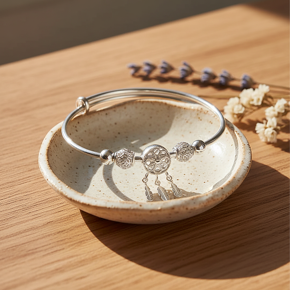 Delphine Silver Bracelet
