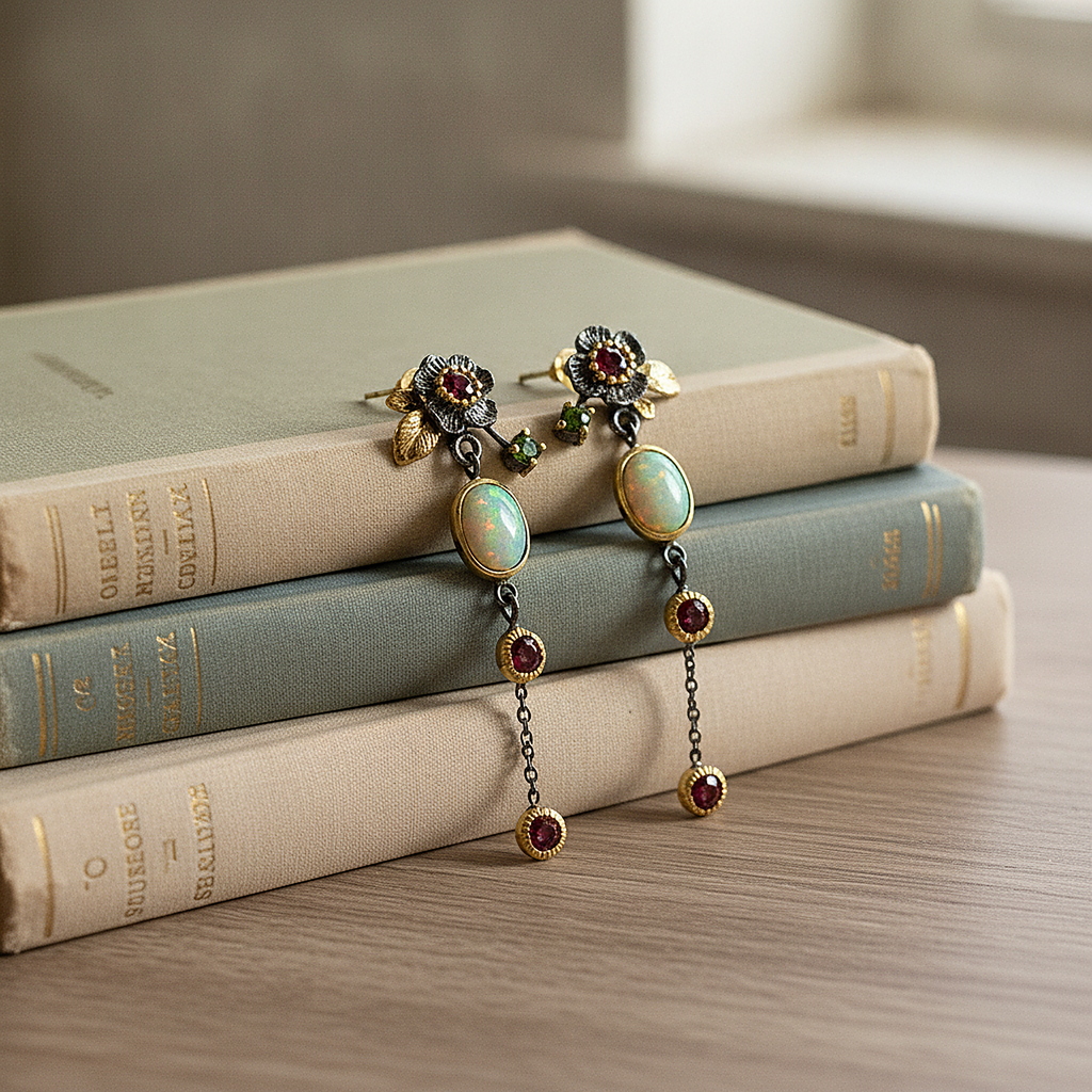 Ysolde Opal Earrings