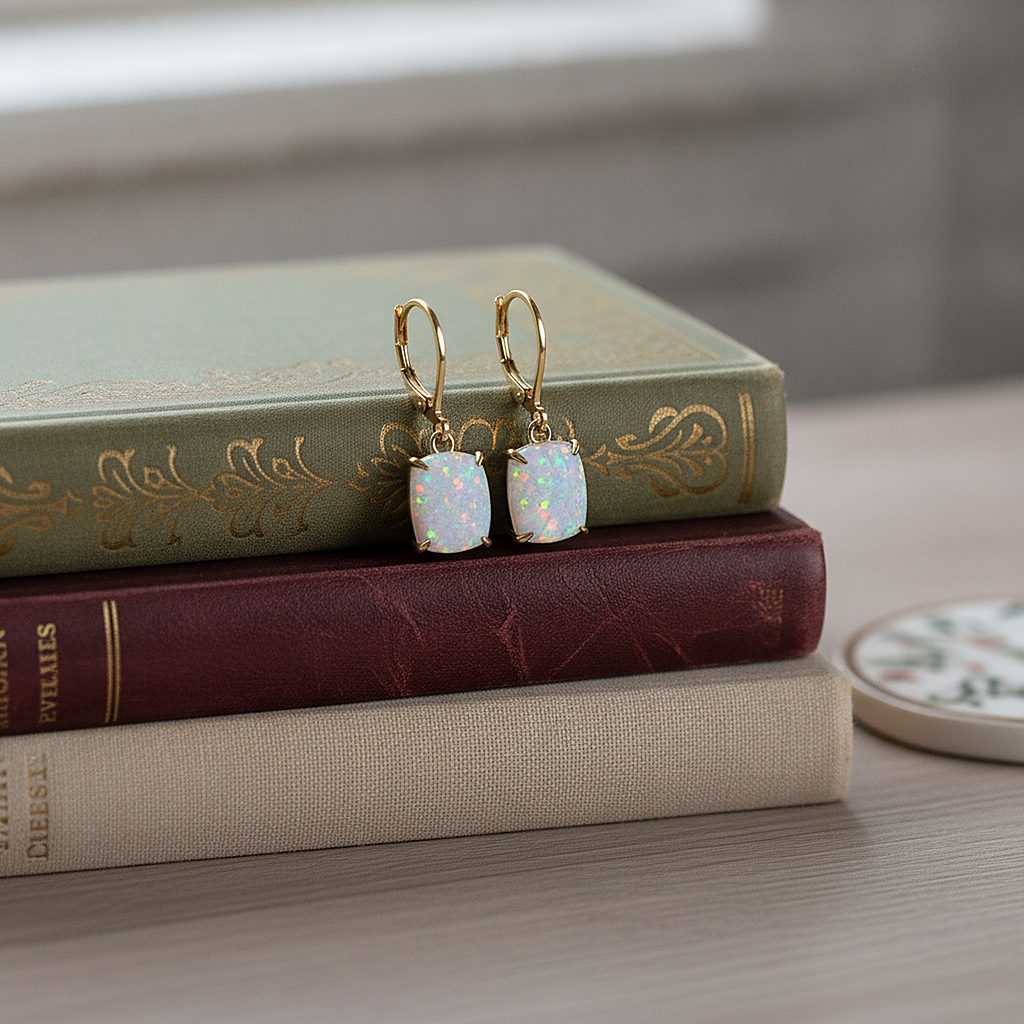 Lourdes Opal Earrings