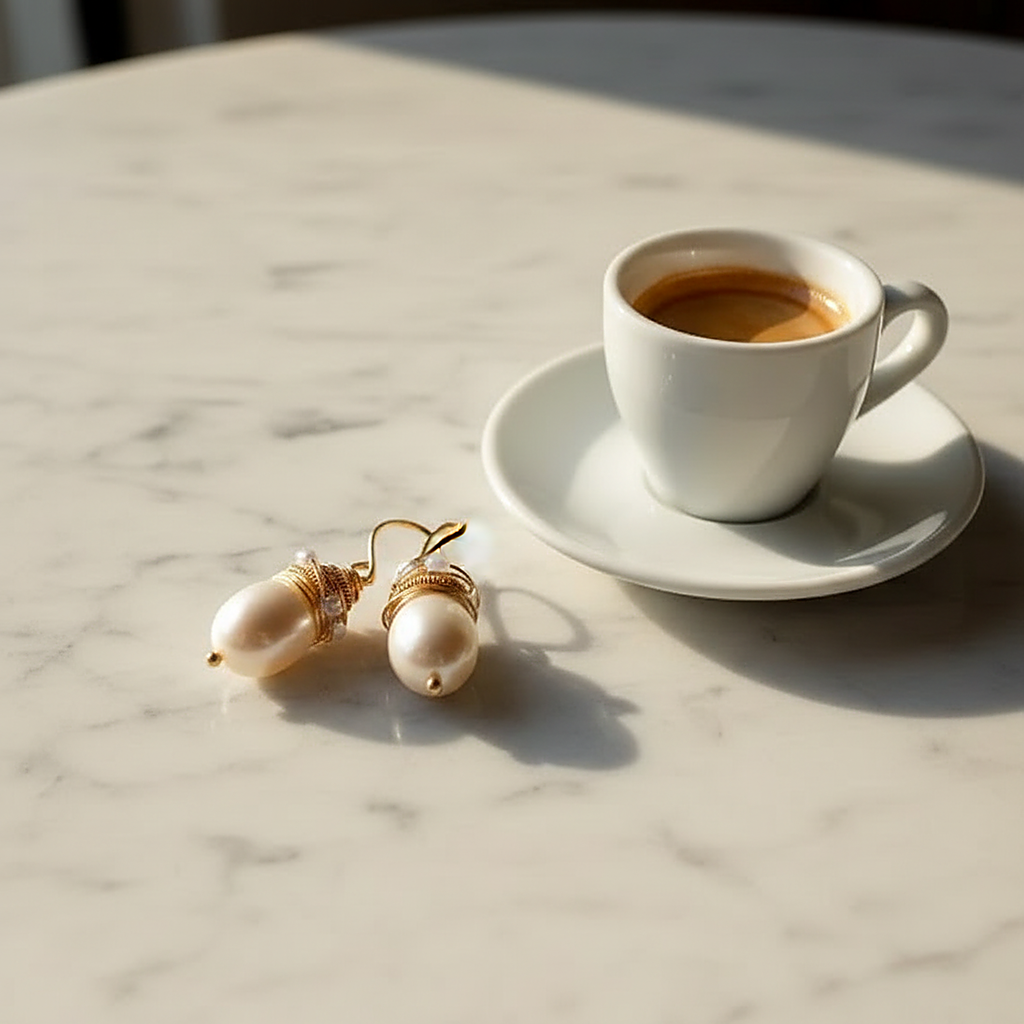 Iliana Pearl Earrings