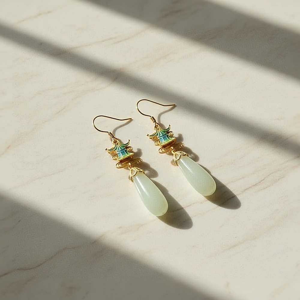 Ondine Jade Earrings