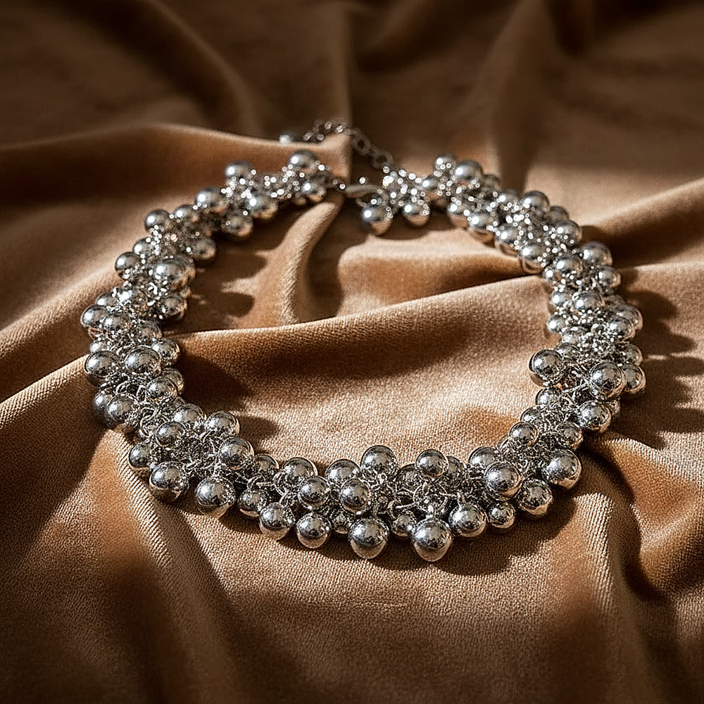 Doria Silver Necklace