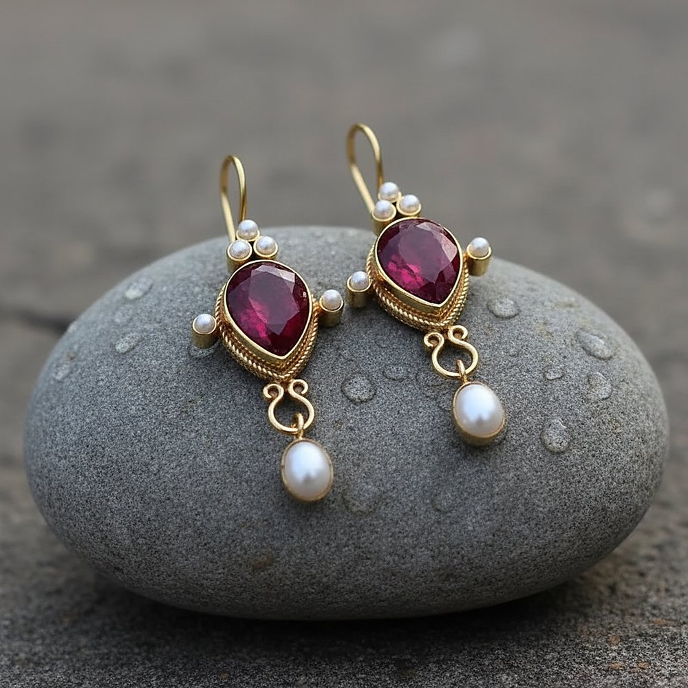Halcyon Ruby Earrings